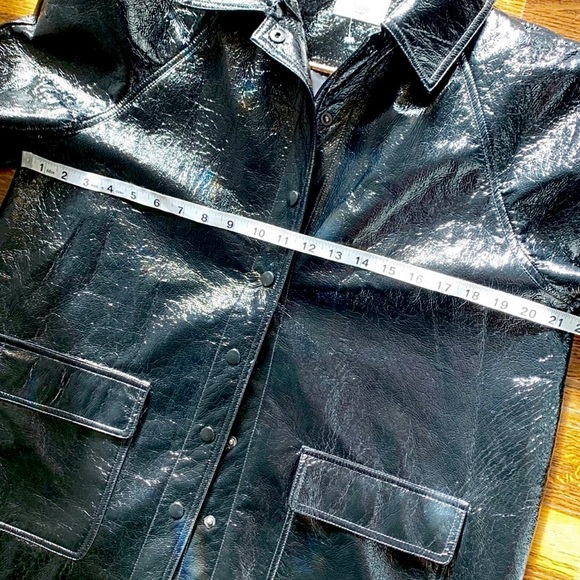 Frankie Shop Black Trench Coat with Belted Waist - Picture 5 of 7